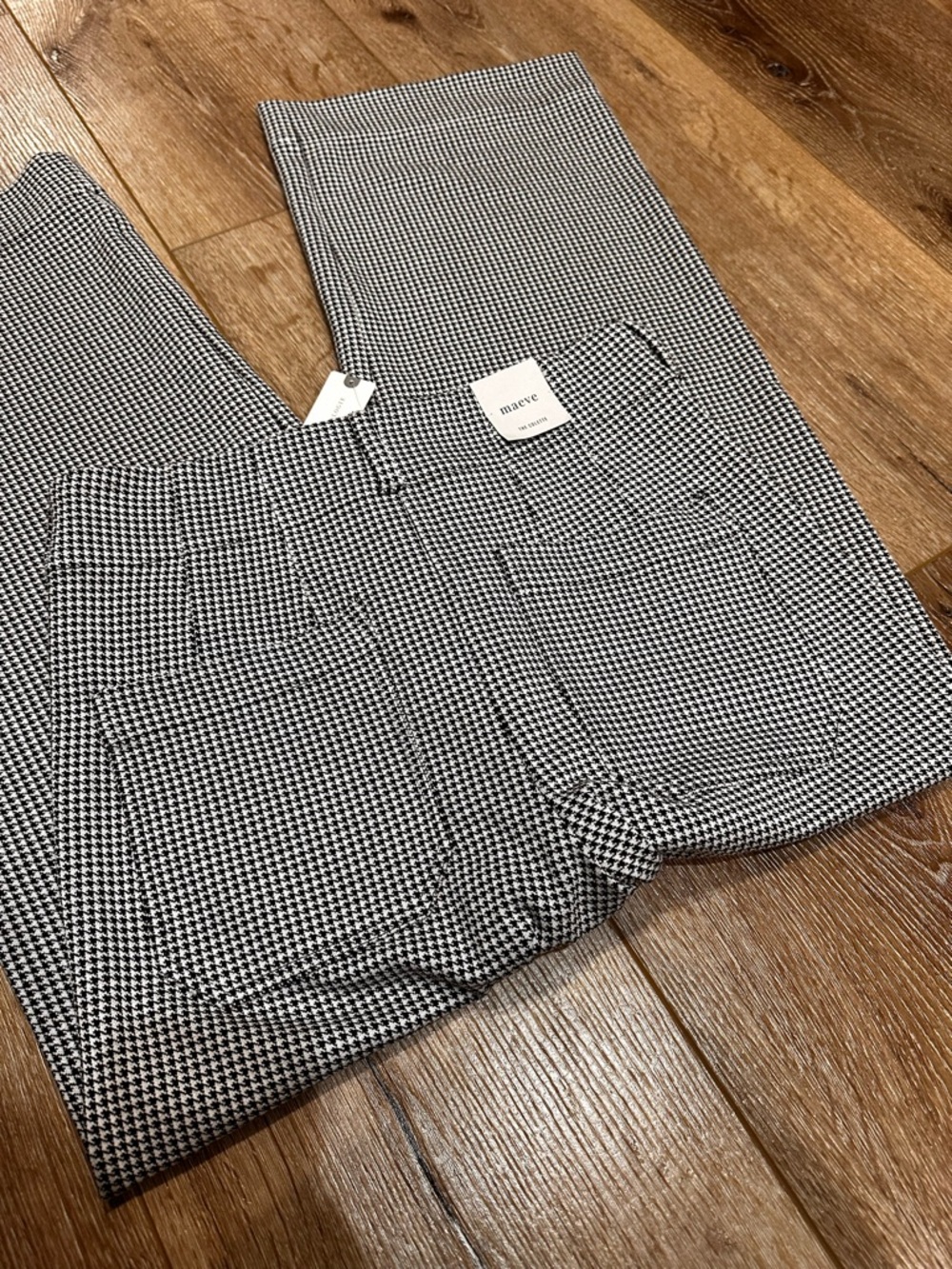 Maeve Colette Houndstooth Crop Wide-Leg Pants - Picture 7 of 7